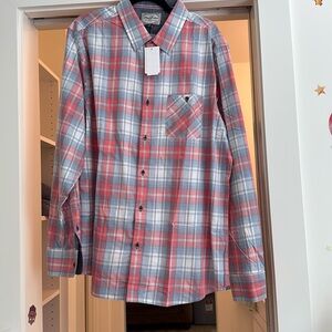 Flag & anthem button down shirt new with tags